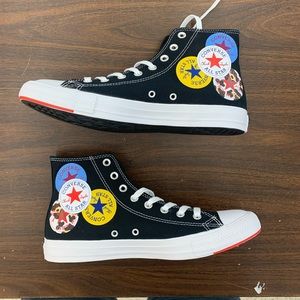 Converse All Stars Logo Play Mens Black Sneakers